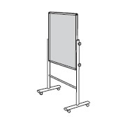 Double Sided Mobile Notice Board